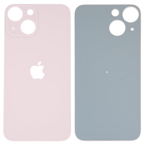 Задняя панель корпуса для iPhone 13 mini, розовая, не нужно снимать стекло камеры, big hole