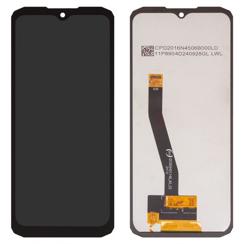 LCD compatible with Doogee Blade 10, Blade 10 Pro, Blade 10 Ultra, black, without frame, High Copy, QCG65HD1148_A0_02 