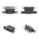 Коннектор зарядки для iPhone 14, iPhone 14 Plus, черный, Lightning