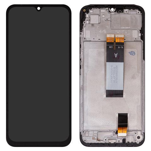 LCD compatible with Xiaomi Poco C85, Redmi 15C 4G, black, with frame, Box , 167mm, global version 