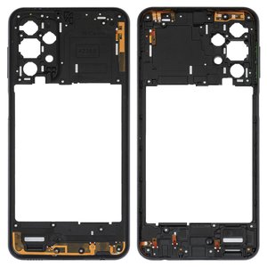 Housing Middle Part compatible with Samsung A236B Galaxy A23 5G, black 