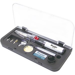 Soldador a gas con el juego de accesorios Pro'sKit GS 23K