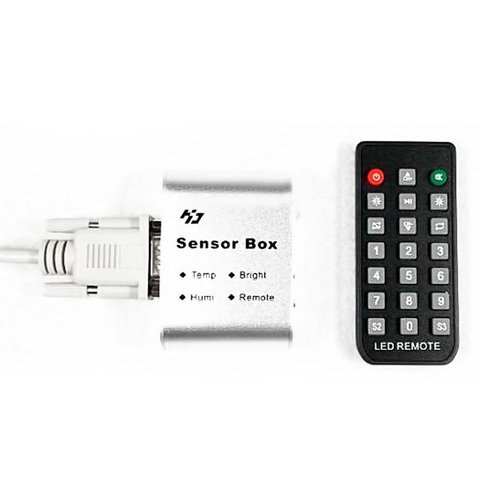 Módulo de sensores para controladores sincrónicos Huidu RGB temperatura+brillo+humedad+IR 