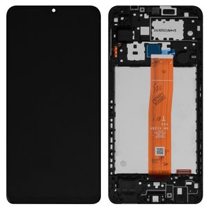 Pantalla LCD puede usarse con Samsung A125F Galaxy A12, negro, con marco, original vidrio reemplazado , A125F V04 1540410367