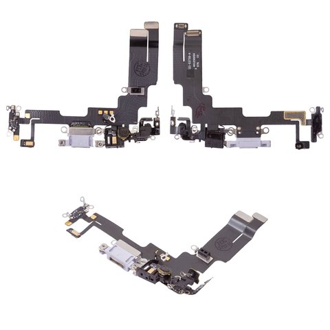 Cable flex puede usarse con iPhone 14, del conector de carga, morado, con micrófono, con conector, Original PRC 