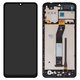Pantalla LCD puede usarse con Xiaomi Redmi A3, Redmi A3x, negro, con marco, Original (PRC), 23129RN51X, 23129RN51H