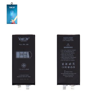 Batería Deji puede usarse con Apple iPhone XR, Li ion, 3.79 V, 3510 mAh, sin controlador, mayor capacidad