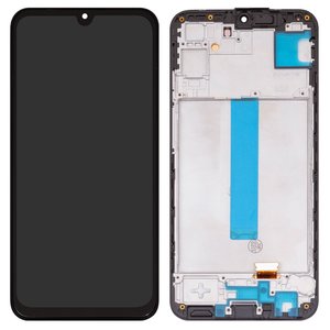 Pantalla LCD puede usarse con Samsung M346 Galaxy M34, negro, con marco, High Copy, OLED 