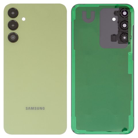 Panel trasero de carcasa puede usarse con Samsung A155 Galaxy A15, A156 Galaxy A15 5G, amarillo, con vidrio de cámara, personality yellow