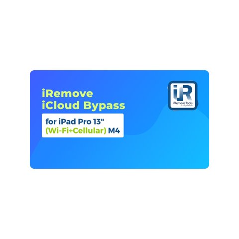 iRemove iCloud Bypass para iPad Pro 13 inch Wi Fi+Cellular  M4
