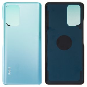Задняя панель корпуса для Xiaomi Redmi Note 10 Pro, Redmi Note 10 Pro Max, голубая, glacier blue
