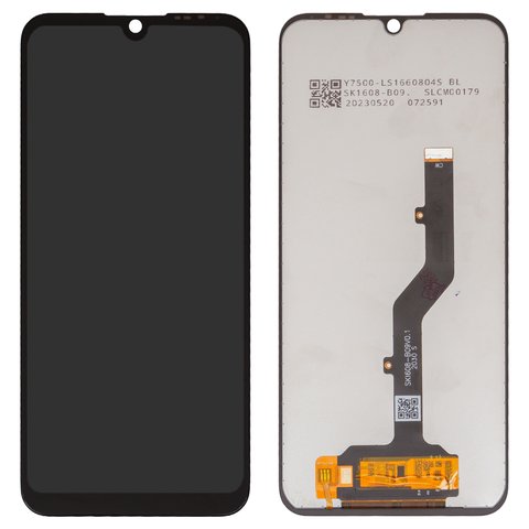 Дисплей для ZTE Blade A5 2020 , Blade A51 Lite, Blade A7 2019  , Blade A7 2020  , черный, без рамки, Original PRC , SKI608 B09 V0.1 