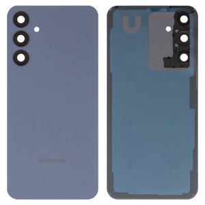 Задняя панель корпуса для Samsung A256 Galaxy A25, голубая, со стеклом камеры, optimistic blue