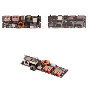 Контролер для PowerBank, 100 Вт, Li ion, 5 А, з дисплеєм, 2S, 3S, 4S, 5S, QC4.0, QC3.0, fast Charge, PD