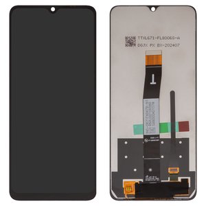 Дисплей для Xiaomi Poco C55, Redmi 11A, Redmi 12C, чорний, без рамки, Box 