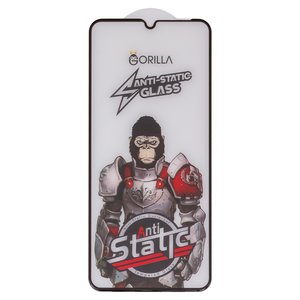 Защитное стекло для Samsung A225 Galaxy A22, A315 Galaxy A31, A325 Galaxy A32, A336 Galaxy A33 5G, M315 Galaxy M31, M325 Galaxy M32, совместимо с чехлом, Full Glue, Anti Static, черный, gorilla