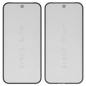 Скло корпуса G+OCA PRO для Google Pixel 9 Pro, з ОСА плівкою, чорне