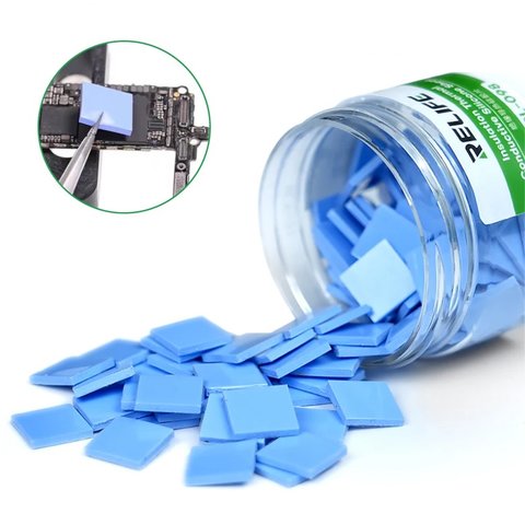 Термопрокладка RELIFE RL 098, силіконова, 2 мм, 12 мм, 12 мм, 100 шт.