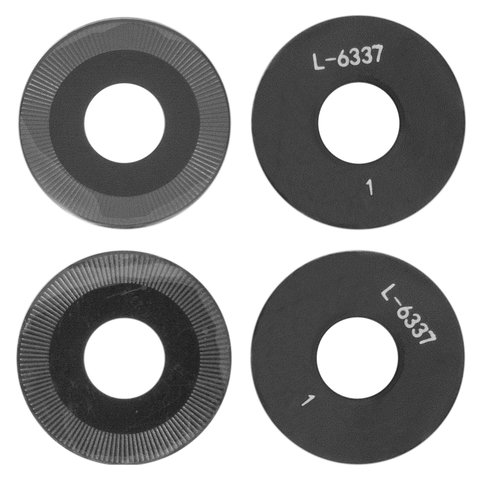 Стекло камеры для Motorola Moto G84, черное, без рамки, комплект 2 шт.