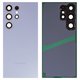 Задняя панель корпуса для Samsung S928 Galaxy S24 Ultra, голубая, со стеклом камеры, Original (PRC), titanium blue