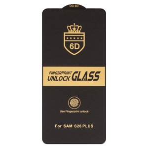 Захисне скло ESD 6D для Samsung S947 Galaxy S26 Plus, сумісне з чохлом, Full Glue, Anti Static, без упаковки , чорний