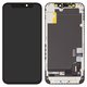 Дисплей для iPhone 12 mini, чорний, з рамкою, Copy, без опакування, (TFT), ZY, LTPS HD+