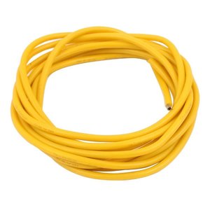 Провод в силиконовой изоляции 16AWG, 1,31 мм², 1 м, желтый